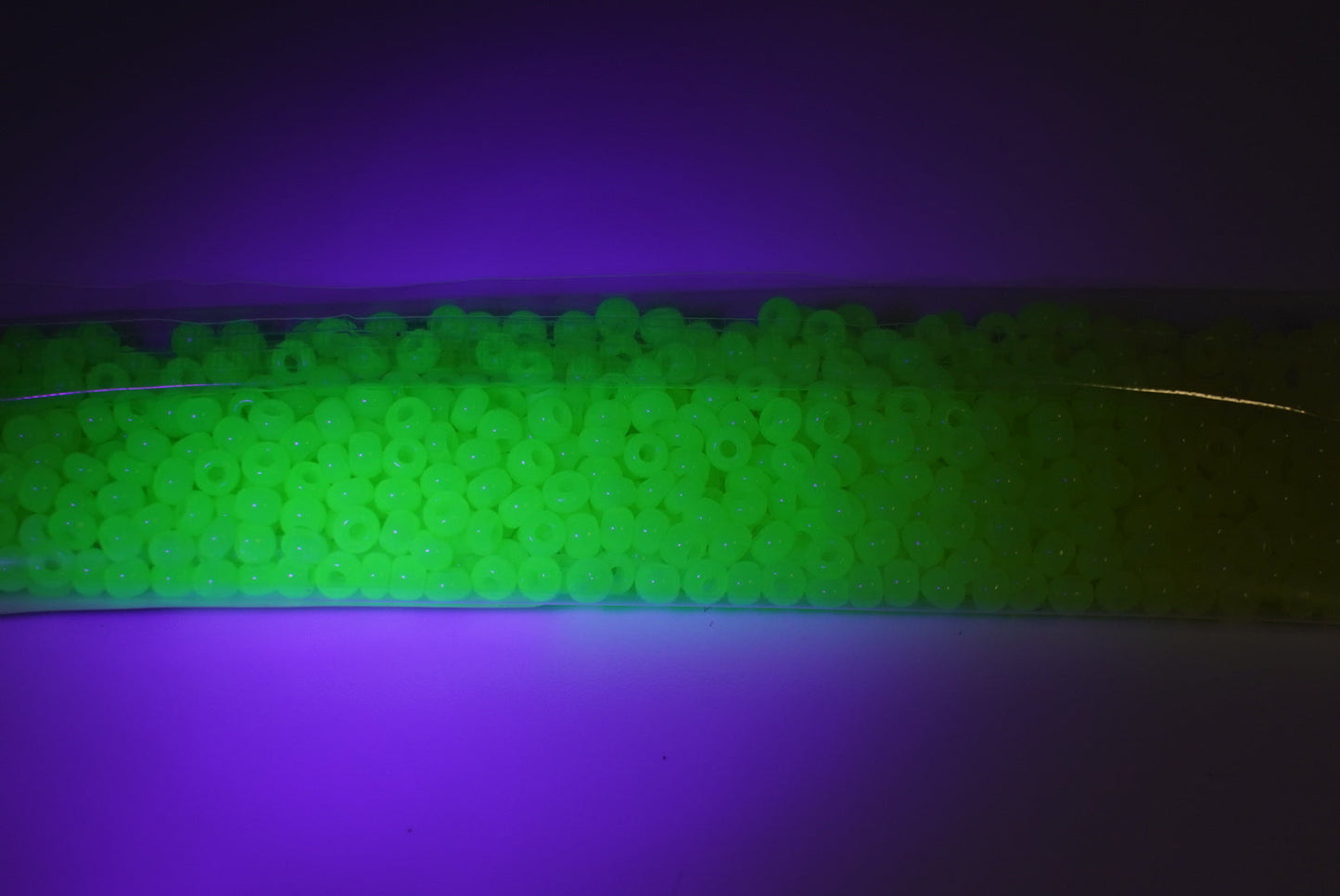 Preciosa Ornela Seed Beads, 82000 Opal Yellow Uranium