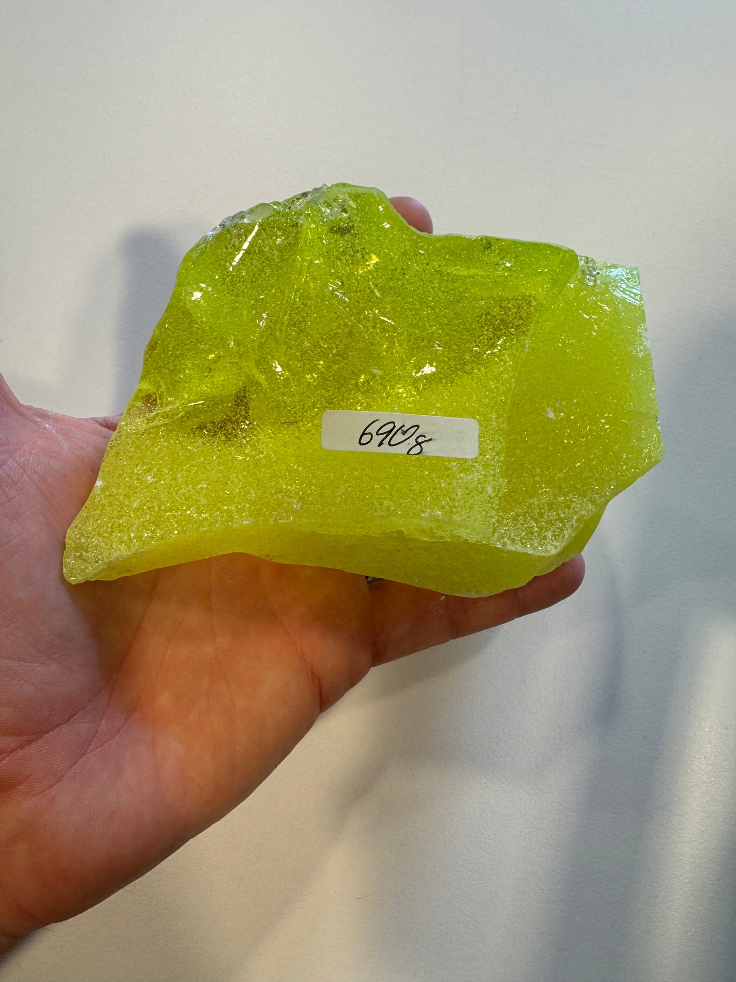 READY TO SHIP CULLET - A piece of uranium glass, Czech Republic