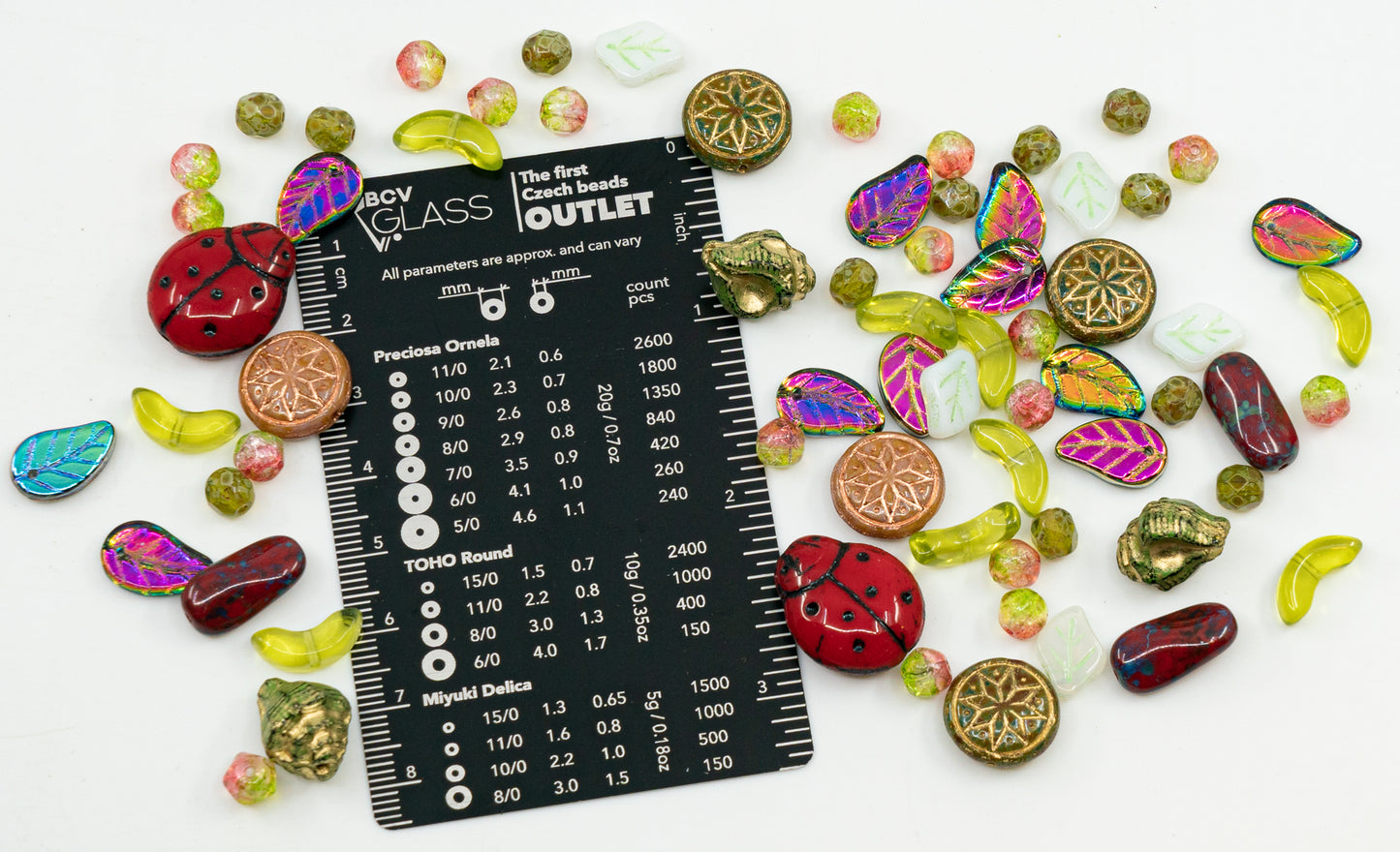 捷克玻璃珠的限量混合桌面切割、哑光和光面、刻面火焰抛光剂、手工制作套件、灰色珊瑚熔岩