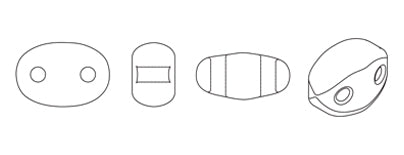 1 千克 Preciosa Ornela Twin，2 个圆孔，垫子，散装，（38777），玻璃，捷克共和国，OUTLET