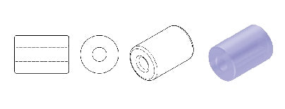 1 千克 Preciosa Ornela Rola，圆孔，散装，不透明橙色 (93140)，玻璃，捷克共和国，OUTLET