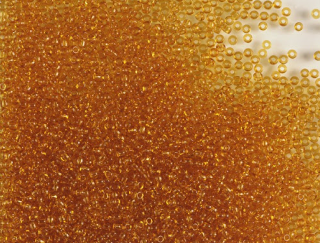 OUTLET 10克 Preciosa Ornela 珠子，圆孔，散装，10/0，托帕石色 (10070)，玻璃，捷克共和国