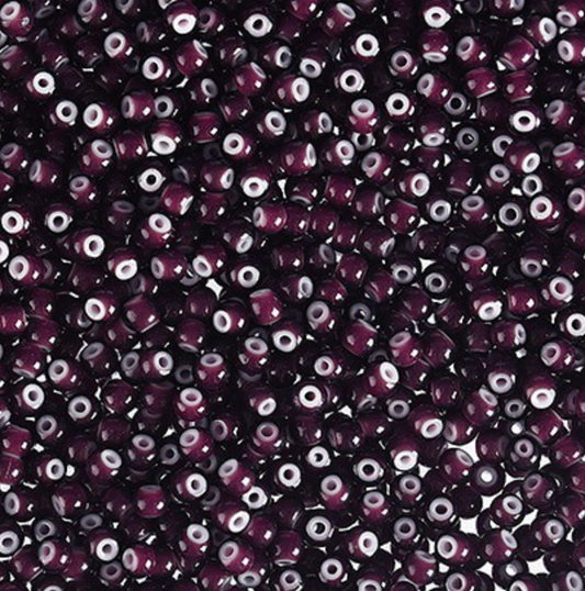 Wholesale (1kg / 500g) Preciosa Ornela Seed Beads, Round Hole, Loose, Cornelian Violet (23708), Glass, Czech Republic, OUTLET