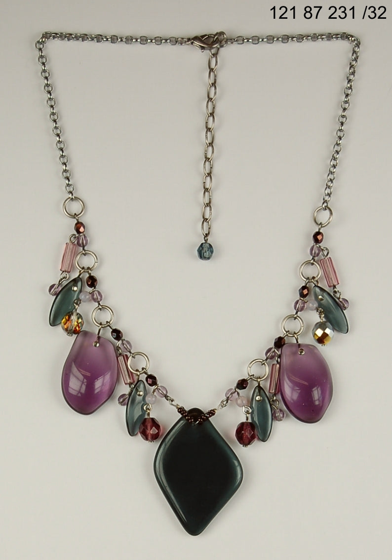 3 pcs Jewelry piece with Czech Glass Beads (OUTLET Vintage)