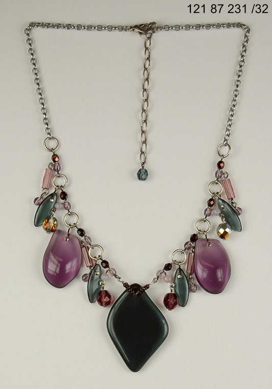 3 pcs Jewelry piece with Czech Glass Beads (OUTLET Vintage)