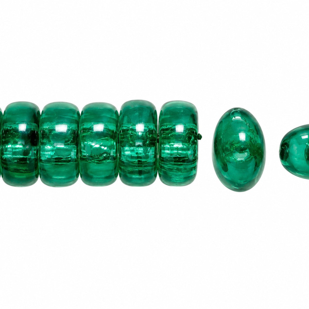 3-Hole Pressed Oval Beads, X1167 (x1167), Glass, Czech Republic