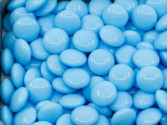 OUTLET Lentils without Hole,  mm, Glass, Czech Republic