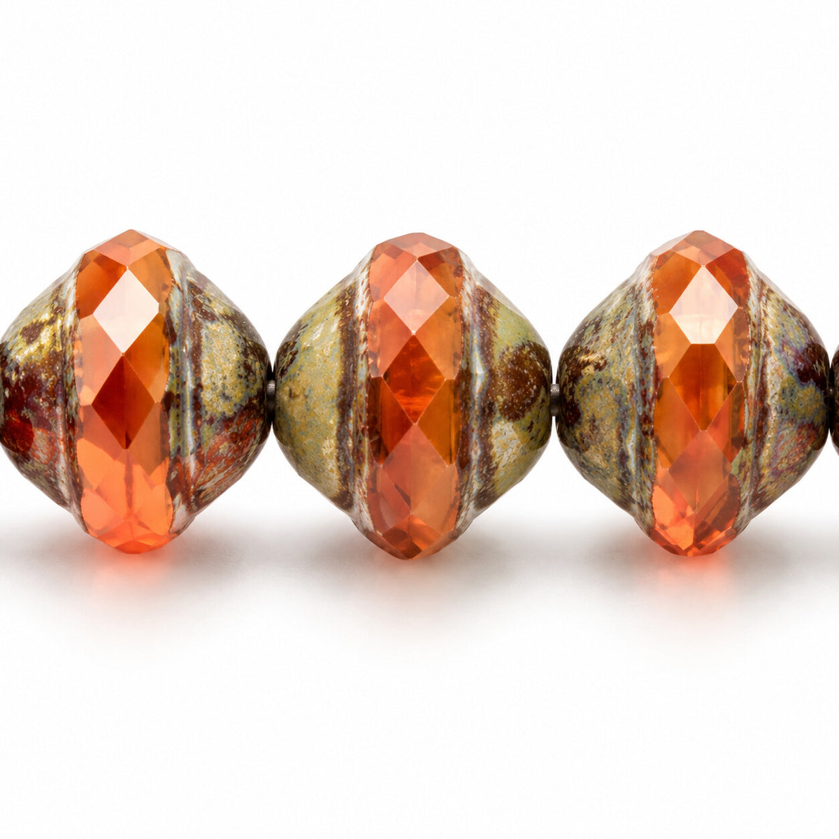 Faceted Special Cut Beads Ufo, S0140 Stain Strong (s0140-86805), Glass, Czech Republic