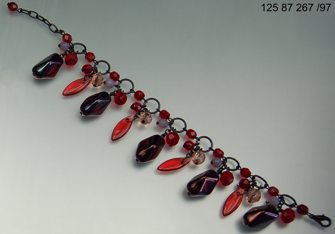 3 pcs Jewelry piece with Czech Glass Beads (OUTLET Vintage)