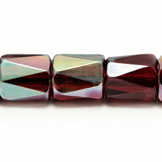 Faceted Special Cut Beads, Transparent Amethyst 22501 (20070-22501), Glass, Czech Republic