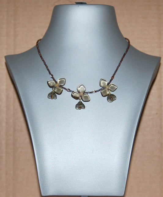 3 pcs Jewelry piece with Czech Glass Beads (OUTLET Vintage)