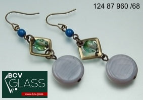 3 pcs Jewelry piece with Czech Glass Beads (OUTLET Vintage)