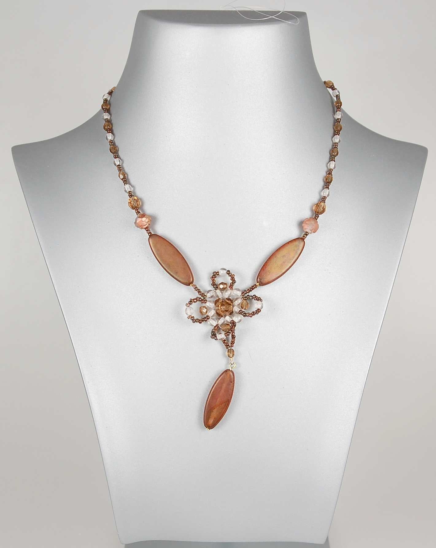 3 pcs Jewelry piece with Czech Glass Beads (OUTLET Vintage)