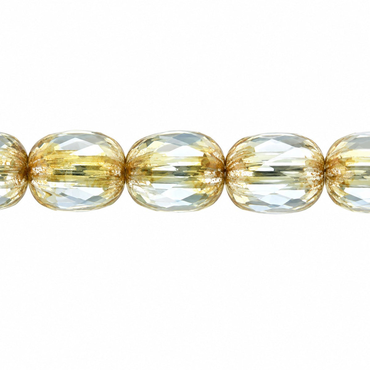 Faceted Fire Polished Beads Special Cut, Transparent Blue Antique Silver Patina (30020-81002), Glass, Czech Republic
