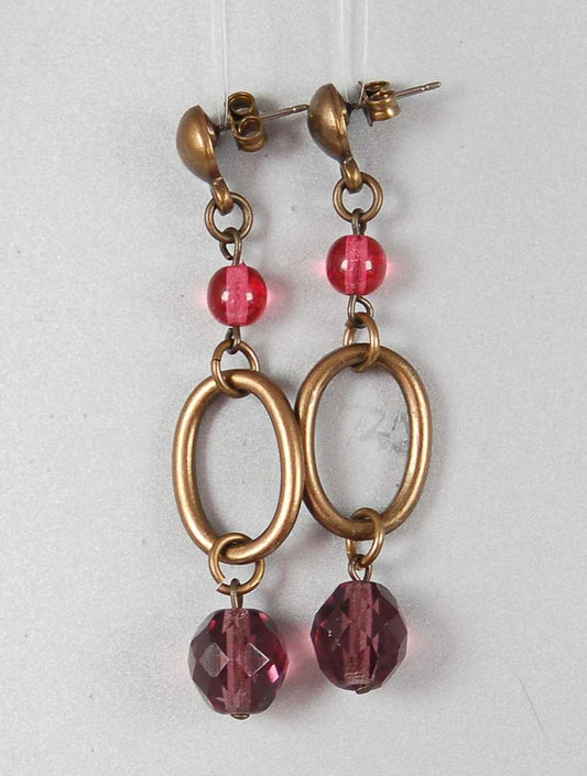 3 pcs Jewelry piece with Czech Glass Beads (OUTLET Vintage)