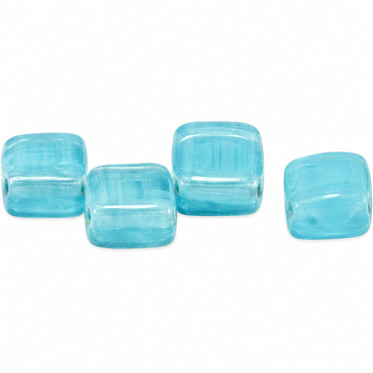 2-Hole Square Beads, X2581 (x2581), Glass, Czech Republic