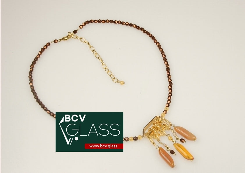 3 pcs Jewelry piece with Czech Glass Beads (OUTLET Vintage)