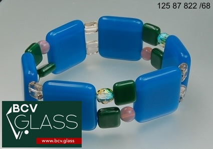 3 pcs Jewelry piece with Czech Glass Beads (OUTLET Vintage)