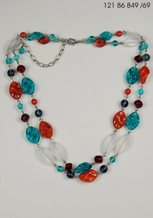 3 pcs Jewelry piece with Czech Glass Beads (OUTLET Vintage)