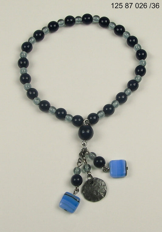 3 pcs Jewelry piece with Czech Glass Beads (OUTLET Vintage)