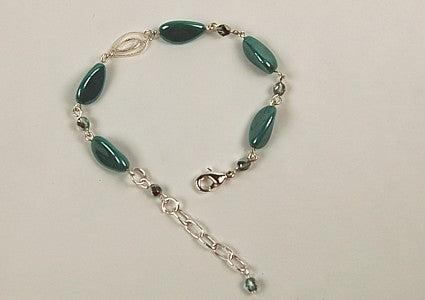 3 pcs Jewelry piece with Czech Glass Beads (OUTLET Vintage)