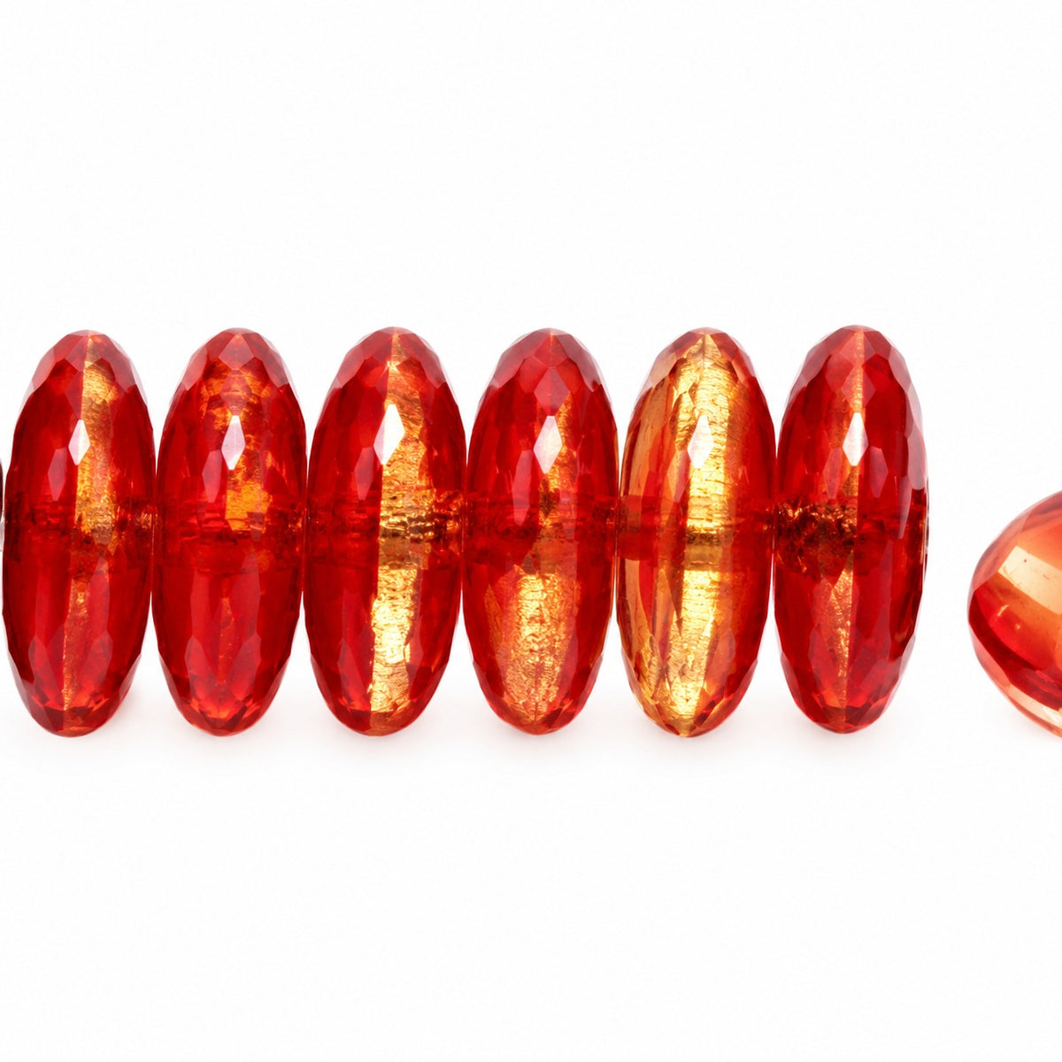 Space Disk Beads, X1604 (x1604), Glass, Czech Republic