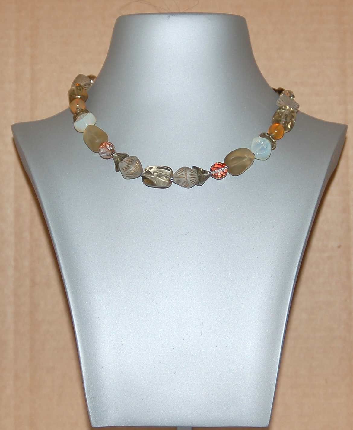 3 pcs Jewelry piece with Czech Glass Beads (OUTLET Vintage)