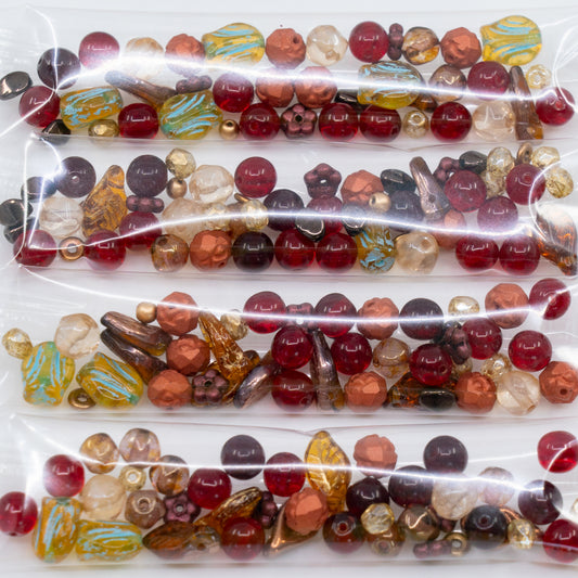 OUTLET 10 grams Glass Bead Mix By Kids, size mix, 1 (1), Glass, Czech Republic