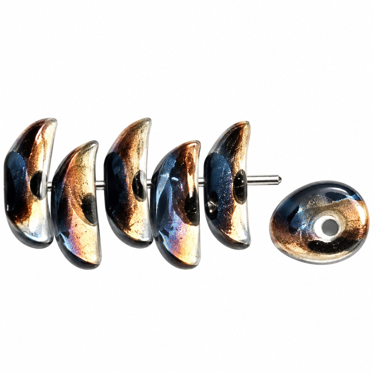Piggy Beads, Chalk White 27637 (03000-27637), Glass, Czech Republic