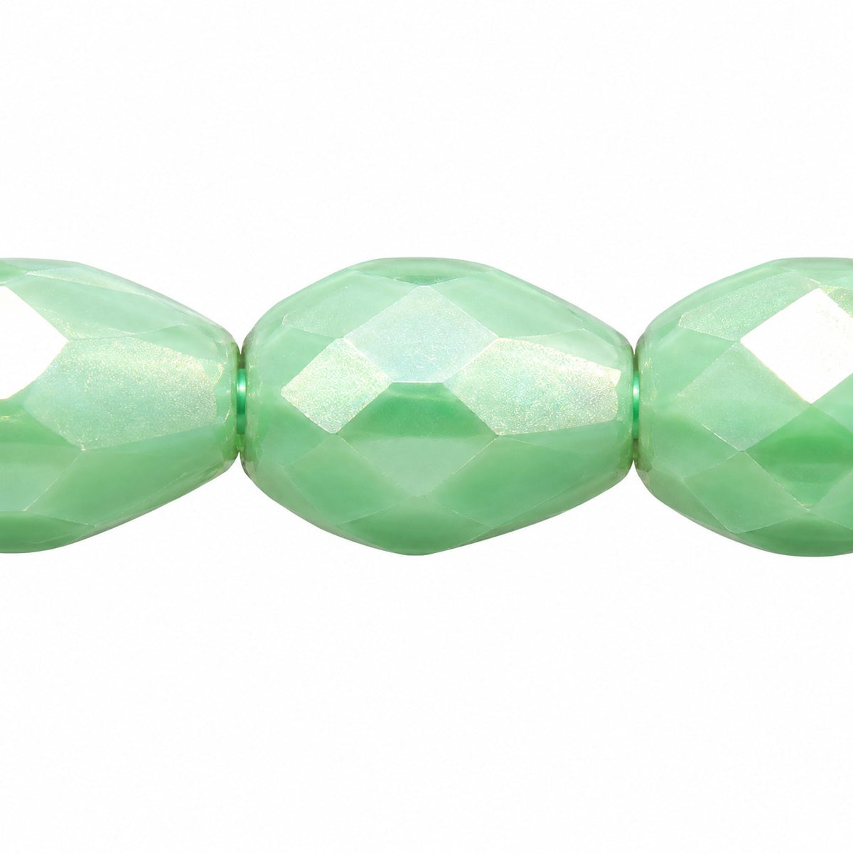 Faceted Fire Polished Beads Special Cut, Copper Lined Hematite (54200-14400), Glass, Czech Republic