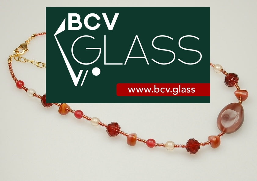 3 pcs Jewelry piece with Czech Glass Beads (OUTLET Vintage)