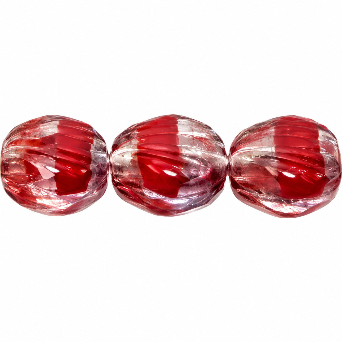 Small Shell Beads, X1787 (x1787), Glass, Czech Republic