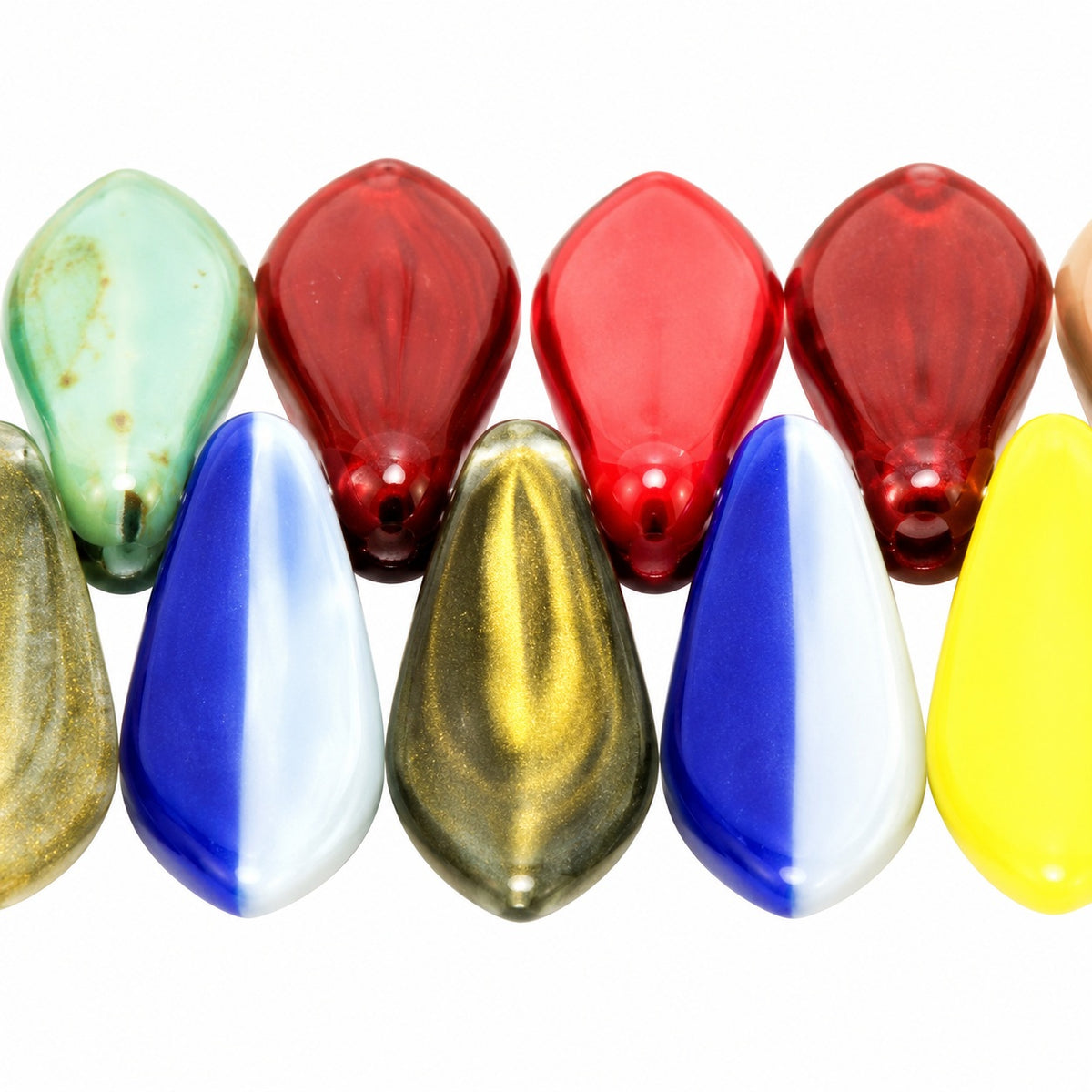 Dagger Beads, X2422 (x2422), Glass, Czech Republic