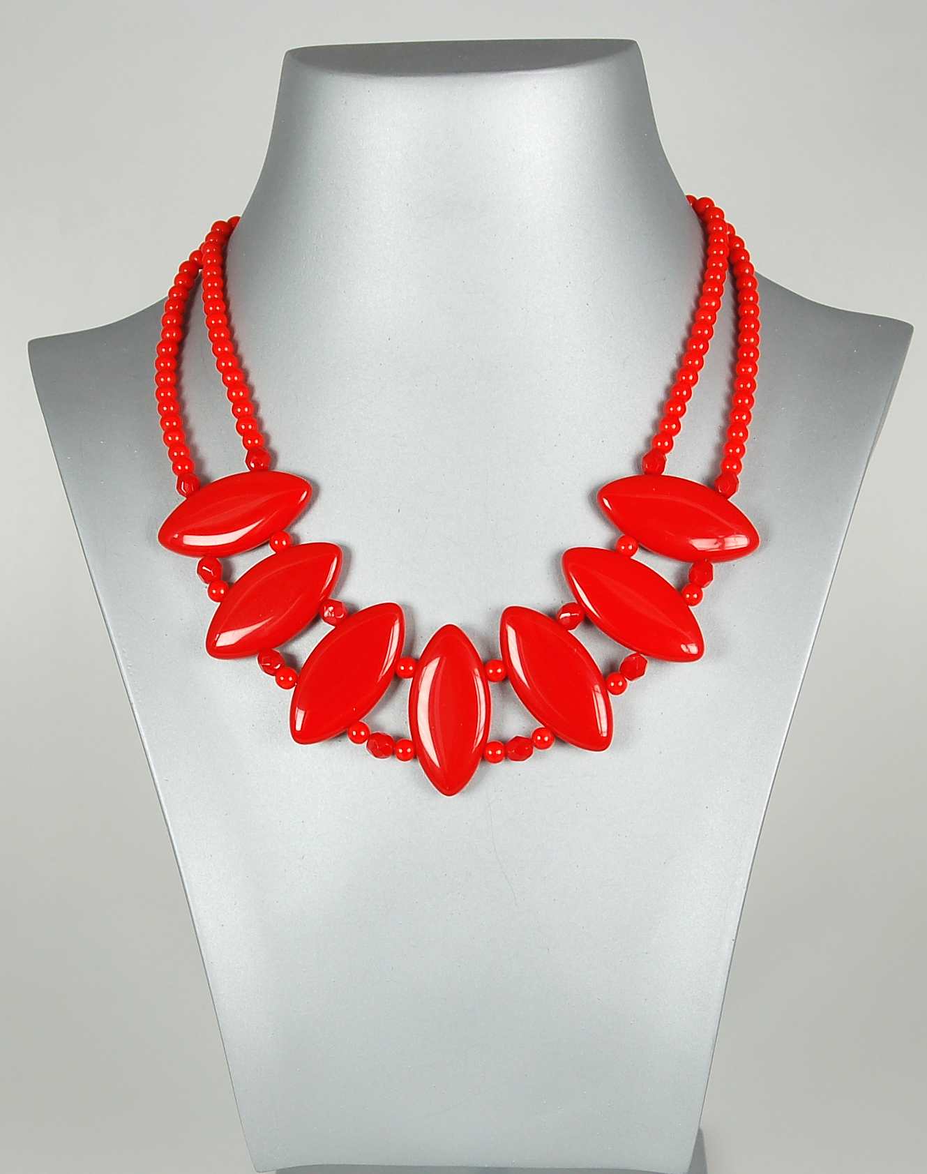 3 pcs Jewelry piece with Czech Glass Beads (OUTLET Vintage)