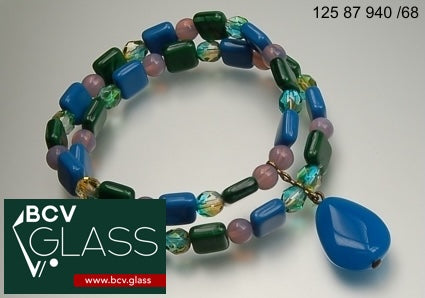 3 pcs Jewelry piece with Czech Glass Beads (OUTLET Vintage)