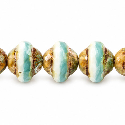 Faceted Special Cut Beads Ufo, X3173 Purple (x3173-15726), Glass, Czech Republic