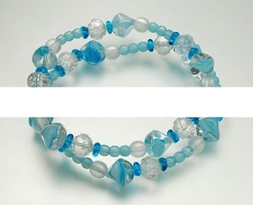 3 pcs Jewelry piece with Czech Glass Beads (OUTLET Vintage)