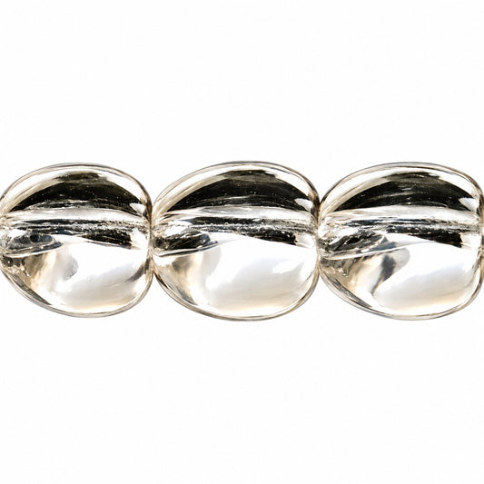 Fire Polished Faceted Round Beads Special Cut, Crystal (00030), Glass, Czech Republic