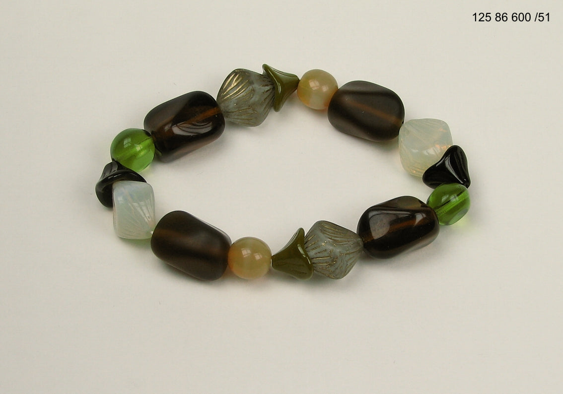 3 pcs Jewelry piece with Czech Glass Beads (OUTLET Vintage)