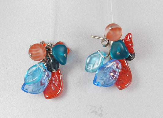3 pcs Jewelry piece with Czech Glass Beads (OUTLET Vintage)