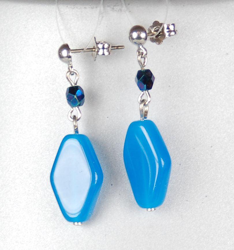 3 pcs Jewelry piece with Czech Glass Beads (OUTLET Vintage)