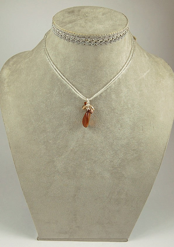 3 pcs Jewelry piece with Czech Glass Beads (OUTLET Vintage)