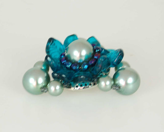 3 pcs Jewelry piece with Czech Glass Beads (OUTLET Vintage)