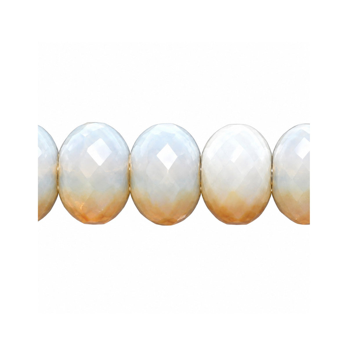 Special Cut Faceted Fire Polished Beads, Opal White (01000), Glass, Czech Republic