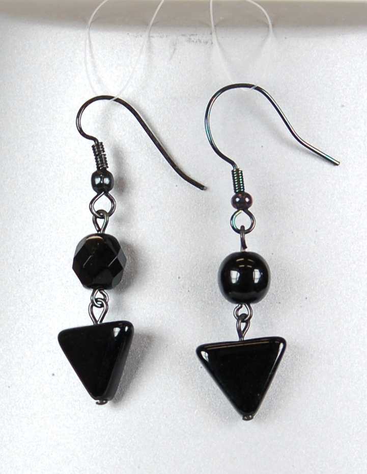 3 pcs Jewelry piece with Czech Glass Beads (OUTLET Vintage)