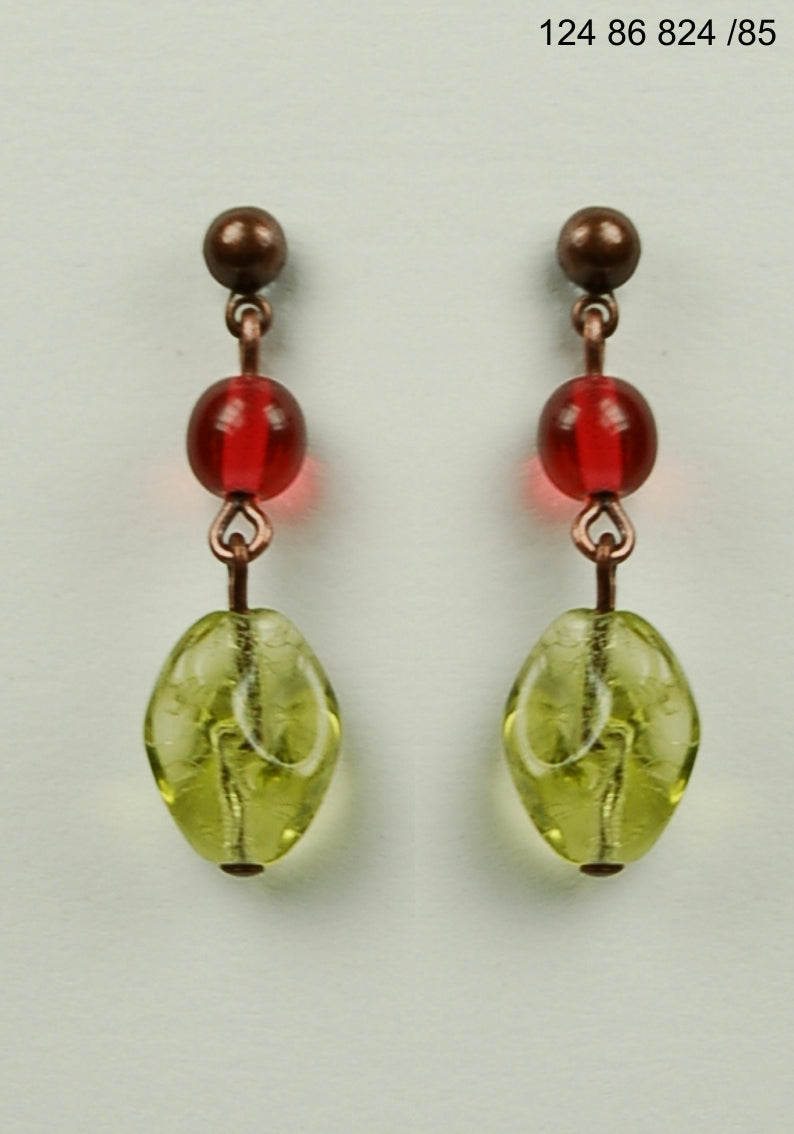 3 pcs Jewelry piece with Czech Glass Beads (OUTLET Vintage)