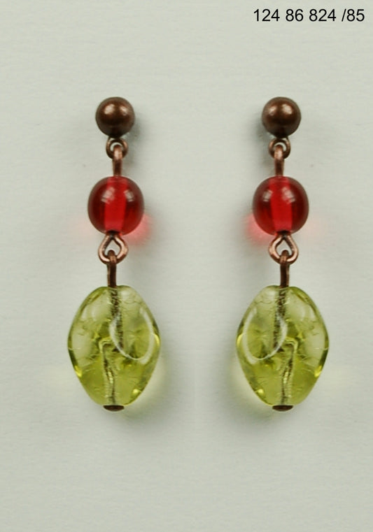 3 pcs Jewelry piece with Czech Glass Beads (OUTLET Vintage)