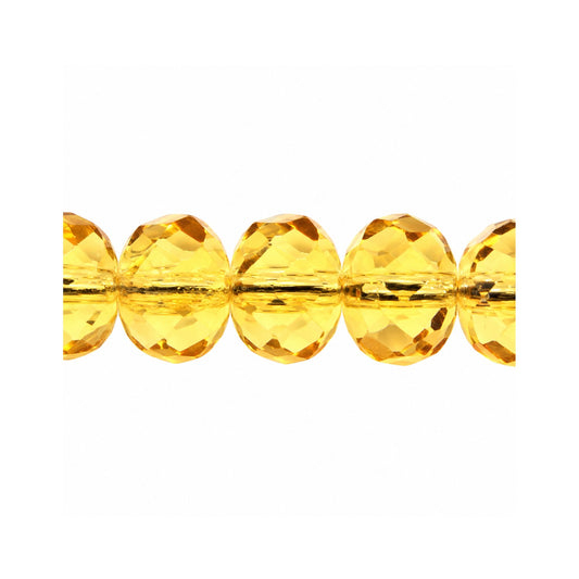 Special Cut Faceted Fire Polished Beads, Transparent Orange (10030), Glass, Czech Republic