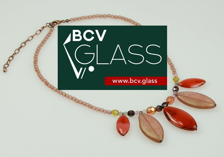 3 pcs Jewelry piece with Czech Glass Beads (OUTLET Vintage)