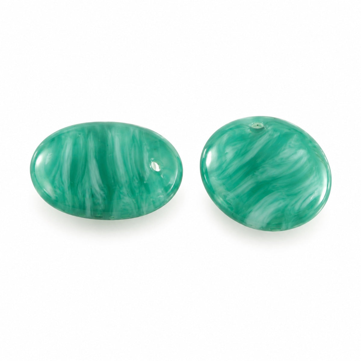 Oval Lentil Beads, X1557 (x1557), Glass, Czech Republic